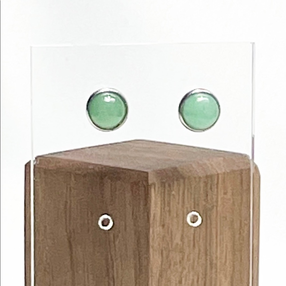Aventurine 8 mm Studs